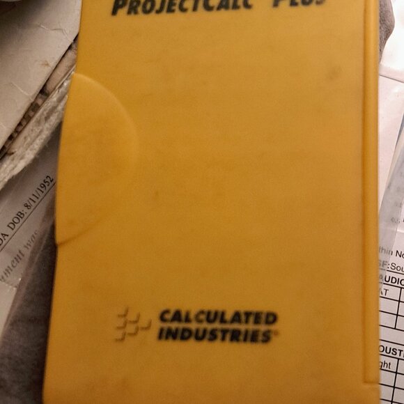 Vintage ProjectCalc Plus Model 8525 Do-It-Yourself Project Calculator - Picture 4 of 5